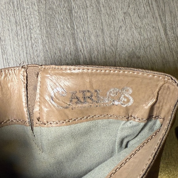 Carlos by Carlos Santana Tan Heeled Boots - Picture 3 of 5